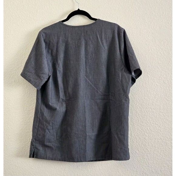 Figs Catrina Scrub Top One Pocket Graphite Size XL Gray - Picture 5 of 8